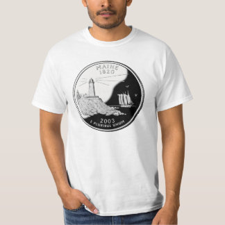 Maine-Staats-Viertel-T - Shirt