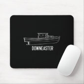 Maine State Downeaster-Hummerfischerboot-T-Shirt Mousepad (Mit Mouse)