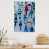 Maine, Stonington, dekorative Hummerbojen Poster (Küche)