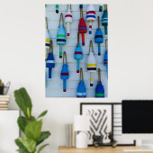 Maine, Stonington, dekorative Hummerbojen Poster (Heimbüro)