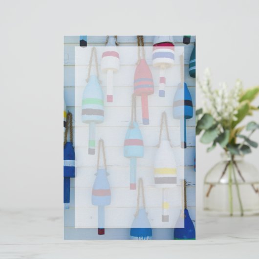 Maine, Stonington, dekorative Hummerbuys Briefpapier (Stehend Vorderseite)