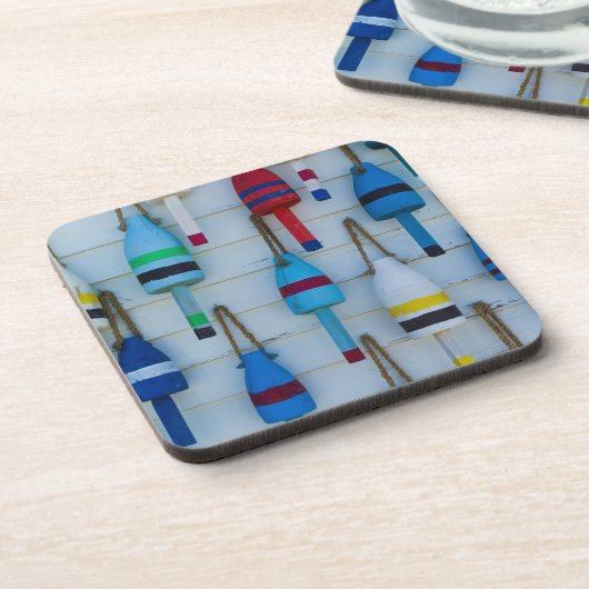 Maine, Stonington, dekorative Hummerbuys Untersetzer (Linke Seite)