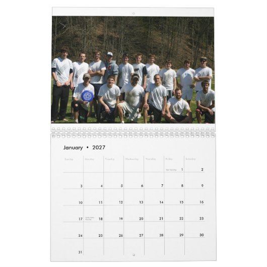 Maine-Team-Kalender Kalender (Jan 2027)
