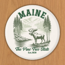 Maine the Pine Tree State Magnet