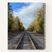 Maine Train Tracks Journal Notizblock (Rückseite)
