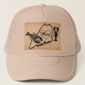 Maine Trucker Hat Truckerkappe (Vorderseite)