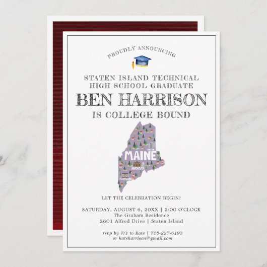 Maine | Uni Bound Graduation Party (Vorne/Hinten)