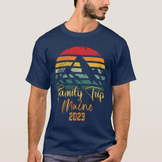 Maine Urlaub Camping-Abenteuer Familienurlaub g T-Shirt