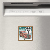 Maine US Route 1 - Atlantische Autobahn Magnet (In Situ (Geschirrspüler))