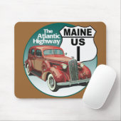 Maine US Route 1 - Atlantische Autobahn Mousepad (Mit Mouse)