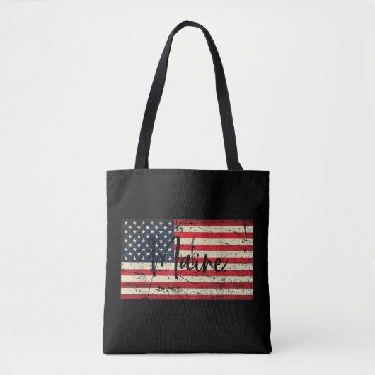 Maine USA Staat Amerika Tasche (Vorderseite)