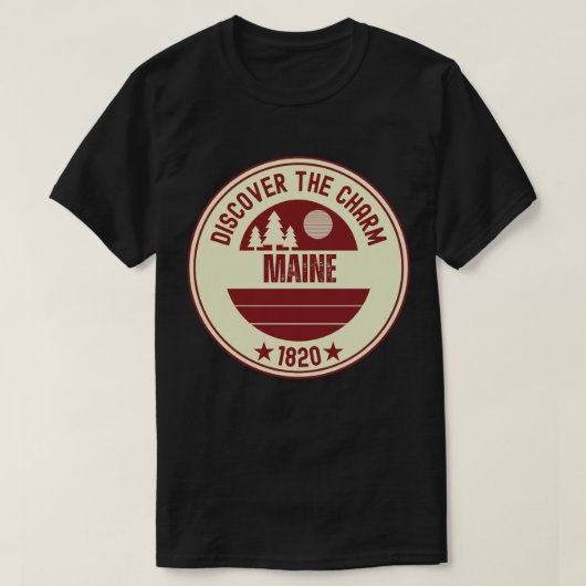 Maine Vacation - Entdecken Sie den Pine Tree Staat T-Shirt (Design vorne)