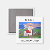 MAINE VACATIONLAND MAGNET (Vorderseite/Rückseite)