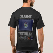 Maine Veteran Tshirt (Rückseite)