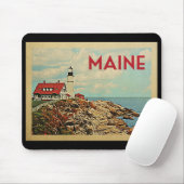Maine Vintage Travel Mousepad (Mit Mouse)