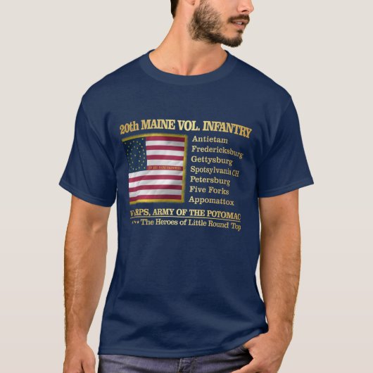 Maine Volunteer Infanterie (BH) T-Shirt (Vorderseite)