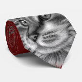 Maine-Waschbär-Katze Krawatte (Gerollt)