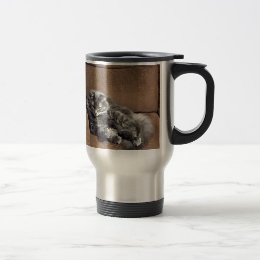 Maine-Waschbär-Katze Reisebecher (Rechts)