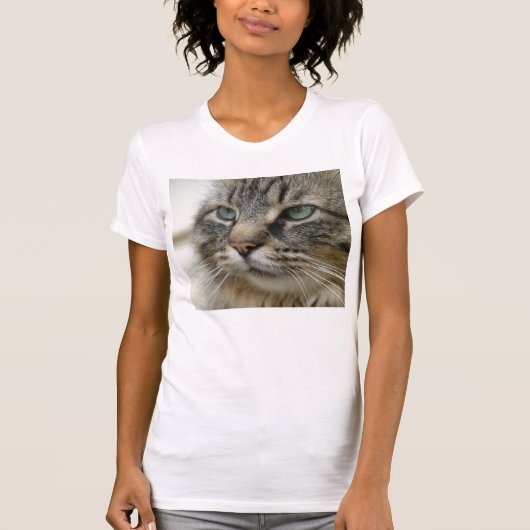 Maine-Waschbär-Katze T-Shirt (Vorderseite)