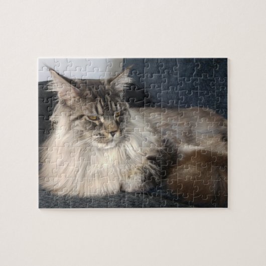 Maine-Waschbär-Katzen-Puzzle Puzzle (Horizontal)