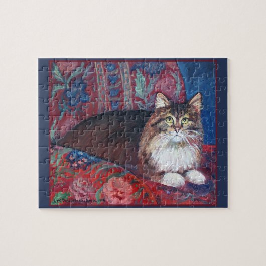 Maine-Waschbär-Katzen-Puzzlespiel Puzzle (Horizontal)