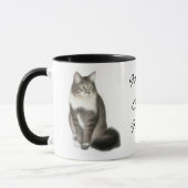 Maine-Waschbär-Mamma-Katzen-Tasse Tasse (Links)