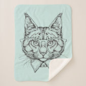 Maine-Waschbär-Porträt Sherpadecke (Vorderseite)