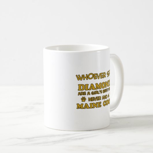 Maine-Waschbärentwürfe Kaffeetasse (VorderseiteRechts)