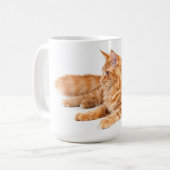 Maine-Waschbärkatze Kaffeetasse (Vorderseite Links)
