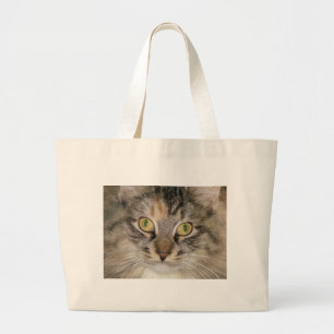 Maine-Waschbärtabby-Katze Jumbo Stoffbeutel