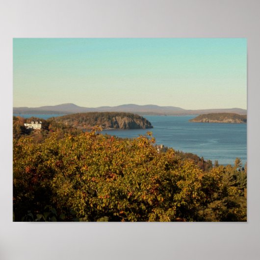 Maine Waterscape Poster (Vorne)