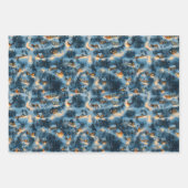 Maine Weihnachtsdorf in Schnee getaucht Geschenkpapier Set (Vorderseite 2)