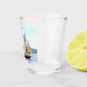 Maine Windjammer Sailing Thunder_Cove Schnapsglas (Rechts)