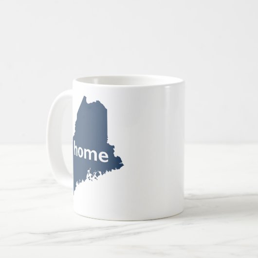 Maine-Zuhause Kaffeetasse (Vorderseite Links)