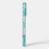 Maine Zuhause Staat Türkis-Holzaussehen Case-Mate iPhone Hülle (Rückseite / Rechts)