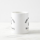 Maine Zuhause Sweet Zuhause Family Monogram Tasse (Mittel)
