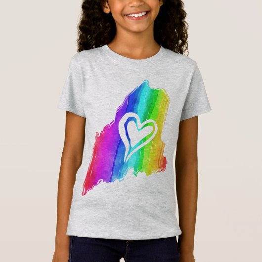 Mainebow <3 T-Shirt (Vorderseite)