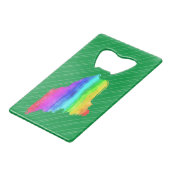 Mainebow Geldbeutel Flaschenöffner (Rückseite Schrägansicht)