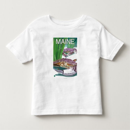 MaineCrab und Fischer Kleinkind T-shirt (Vorderseite)
