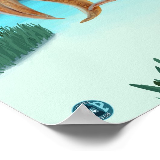 MaineCuttlefish Szene Poster (Ecke)