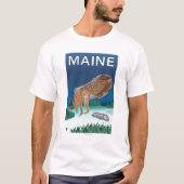 MaineCuttlefish Szene T-Shirt (Vorderseite)