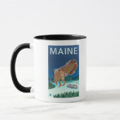 MaineCuttlefish Szene Tasse (Links)