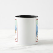 MaineDownhill Skier Scene Tasse (Zentrum)