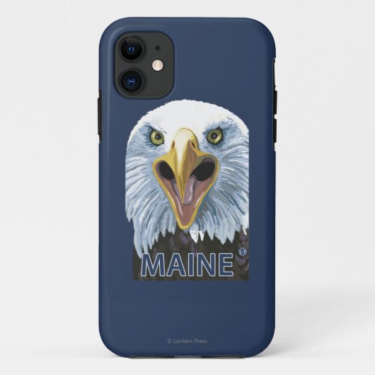 MaineEagle herauf nahes Case-Mate iPhone Hülle (Rückseite)