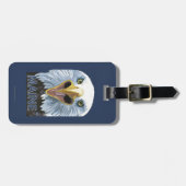 MaineEagle herauf nahes Gepäckanhänger (Vorderseite horizontal)