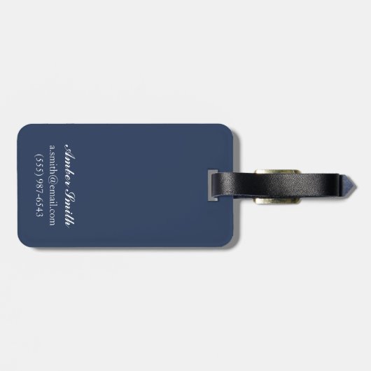 MaineEagle herauf nahes Gepäckanhänger (Rückseite horizontal)