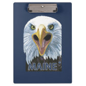 MaineEagle herauf nahes Klemmbrett (Vorderseite)