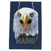 MaineEagle herauf nahes Mittlere Geschenktüte (Rückseite)