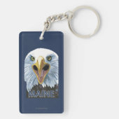 MaineEagle herauf nahes Schlüsselanhänger (Rückseite)