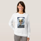 MaineEagle herauf nahes T-Shirt (Vorne ganz)